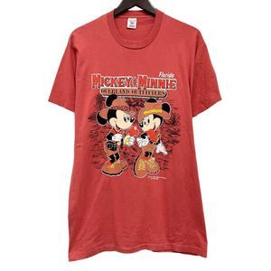 Vtg Mickey Minnie Mouse Overland Outfitters Florida Shirt Single Stitch USA M/L